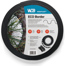 Eco Border ainavas apmale 40mm × 10m brūna