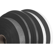 Laikapstākļu noturīgas porainas gumijas (EPDM) lente (iestiklošanai) ar pašlīmējošo slāni,