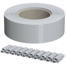 Basic Line lokšņu komplekts 47,5mm × 35m pelēks