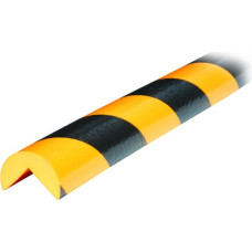 Sienas aizsargkomplekts 5000mm 40mm Diametrs melns/dzeltens ar pašlīmējošo slāni
