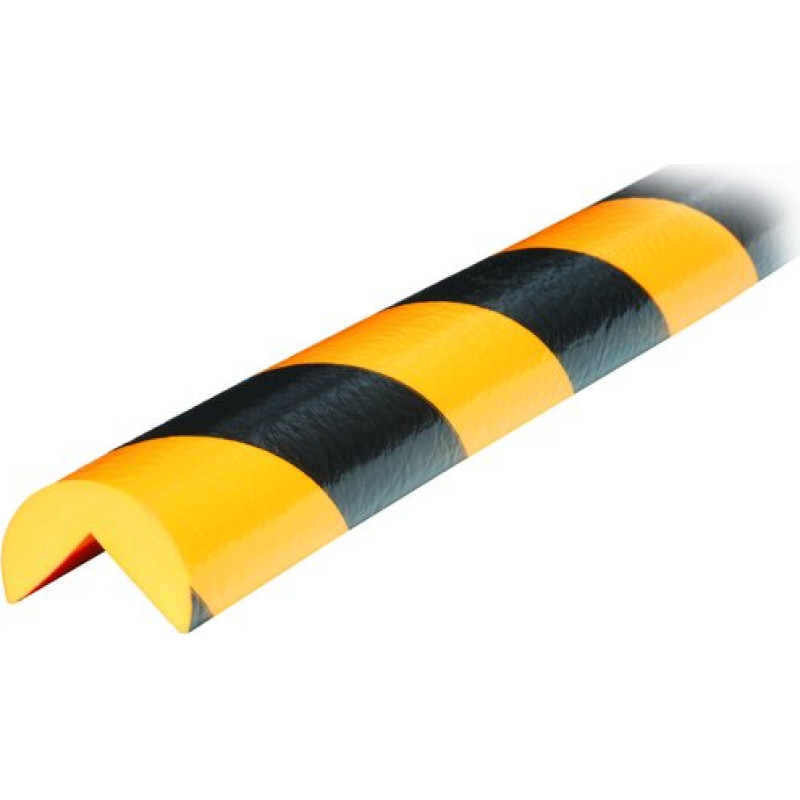 Sienas aizsargkomplekts 5000mm 40mm Diametrs melns/dzeltens ar pašlīmējošo slāni