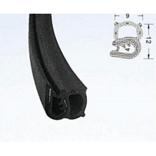 AO Gs Armēts EPDM gumijas profils 9x12mm