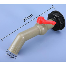 IBC konteineru krāns Pipe Connector