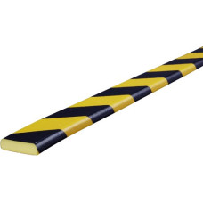 Virsmas aizsargs 1000x40x11mm sarkans/balts magnētisks