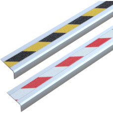 Anti-Slip Aluminium Safe Edge m2 Hazard Warning yellow/black 53x610x31mm