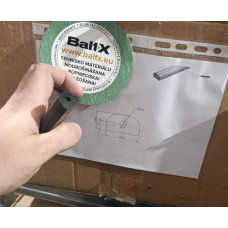 D Ss Silikona profils 25x15mm  Black