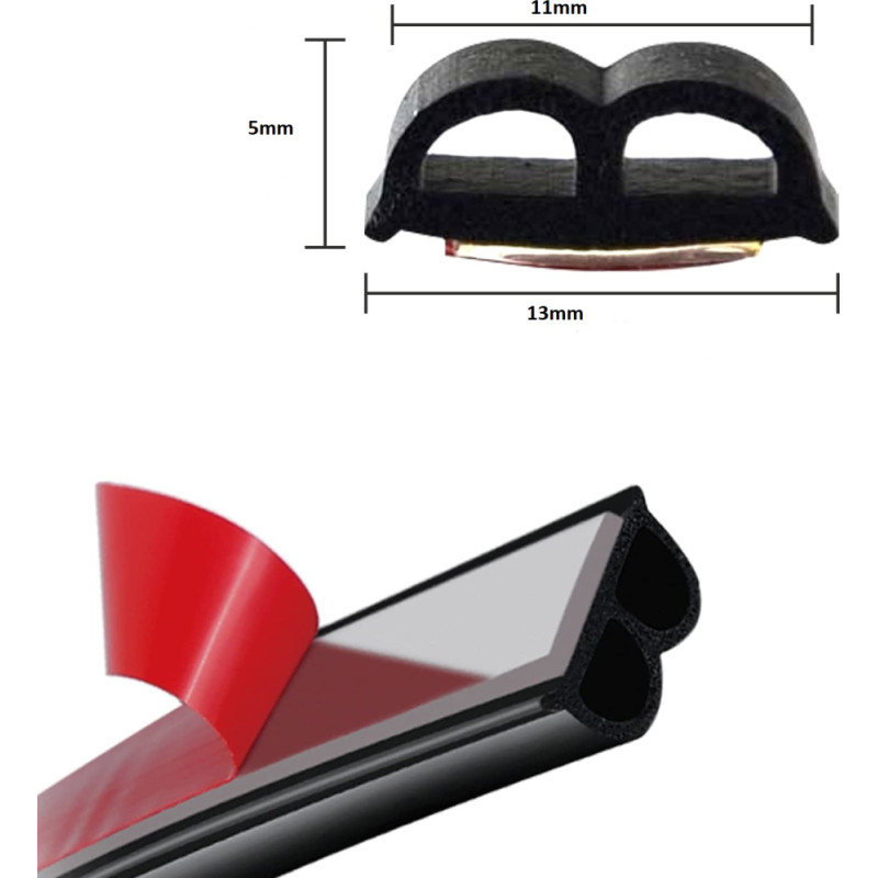 P Gp EPDM profils 5x11mm