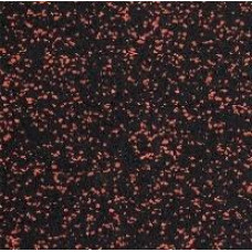 Gumijas segums HARD COLOR 4x1250mm melns/sarkans