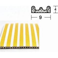E Gp EPDM gumijas profils ar pašlīmējošo slāni 4x9mm